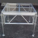 escenario acrilico sw 1,22x1,22 x1mt altura (cantidad 24)